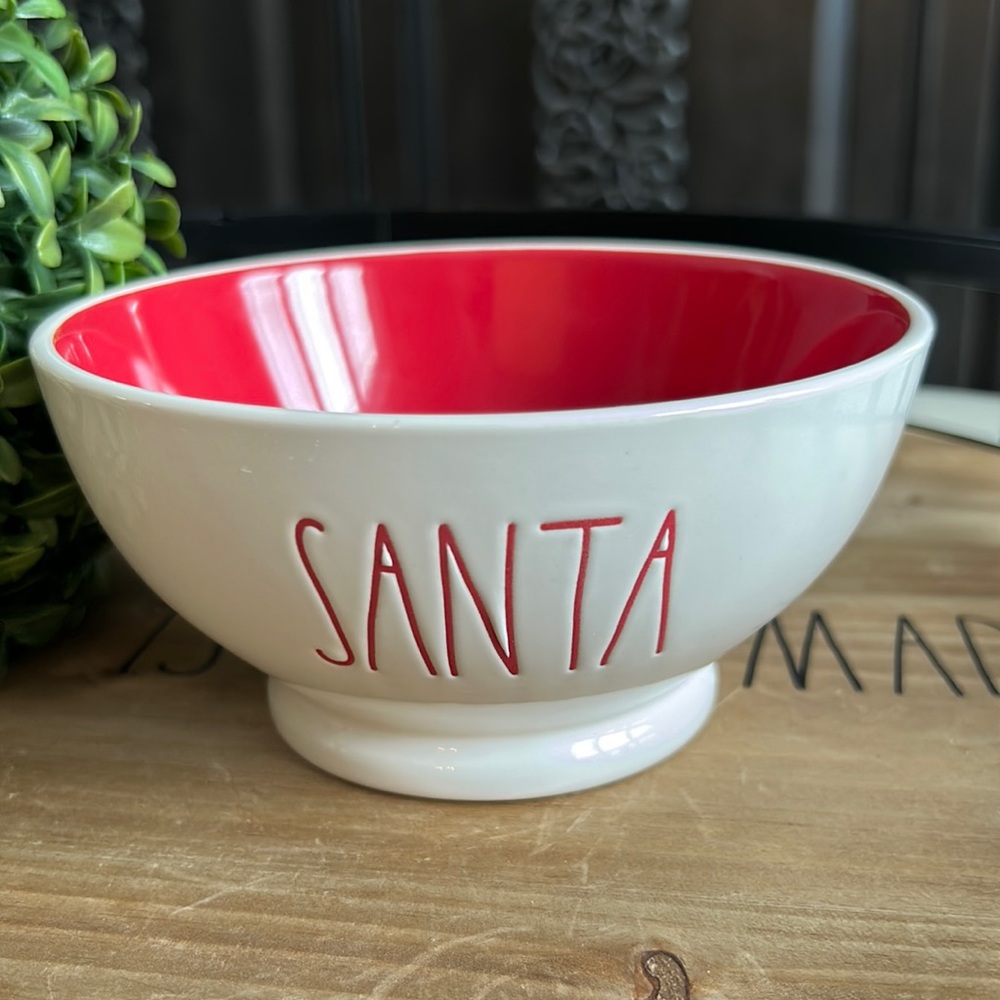 Rae Dunn SANTA Cereal Bowl 🇺🇸 NWT - Picture 1 of 8